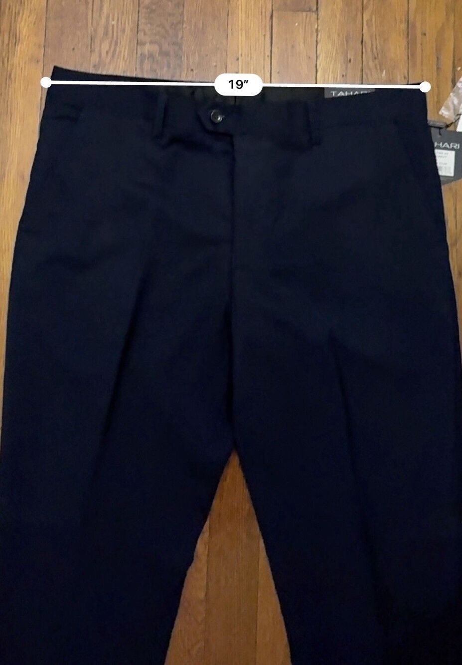 Tahari Men’s Slim Flex Fit Blue Pants Size 36/32 NWT
